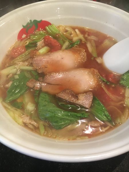 「宝天麺ヤキブタ２枚¥1,180＋小ごはん¥150」@とまとの里 信濃路 阿波座店の写真