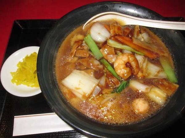 「五目湯麺（単品）　600円」@花彫酒家の写真