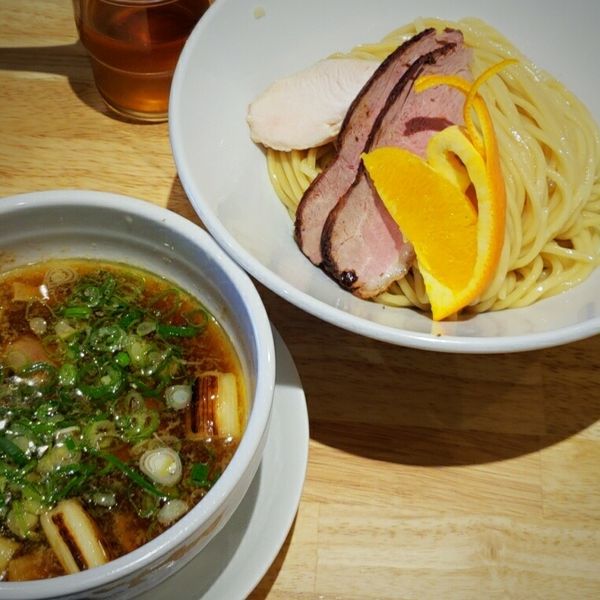 「【平日限定】鴨ネギつけ麺（大盛） １１００円」@ふる川の写真