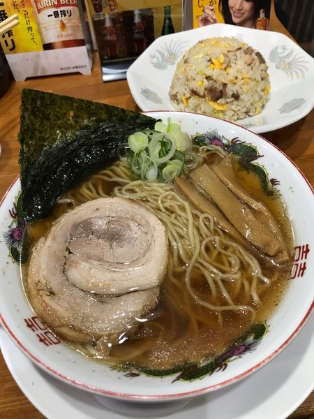 「長町ラーメン チャーハンセット  918円」@長町ラーメン 本町店の写真