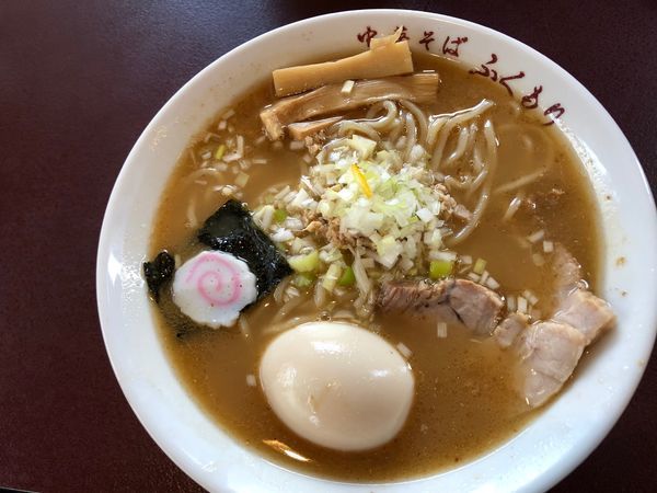 「中華そば＋漬け玉子」@中華そば ふくもりの写真