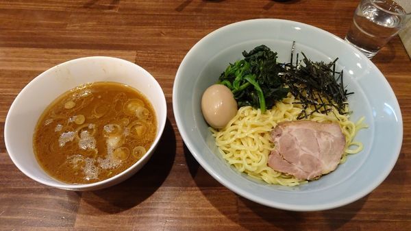 「つけ麺 大盛（850円）＋味付け卵（100円）」@横浜家系 せいせき家の写真