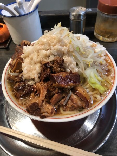 「小ラーメン角煮 油」@麺屋 婆娑羅の写真