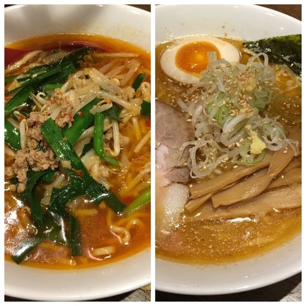 台湾ラーメン＋味噌ラーメン