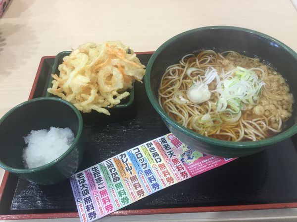 「朝そば・鬼おろし（￥330）」@ゆで太郎 竹橋店の写真