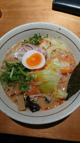 「山出汁野菜味噌」@麺酒場 框の写真