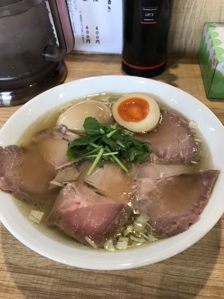 「中華そば+チャーシュー+味玉」@中華そば 心の写真