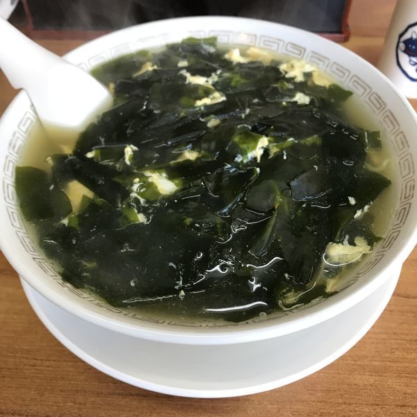 「ワカメとたまごラーメン（小）（￥500）」@光楽亭の写真