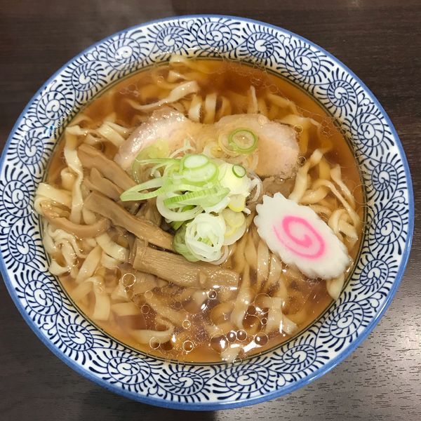 「懐かしの醤油ラーメン(麺大盛り)・謹製カレー」@手打ちラーメン 清仁軒の写真