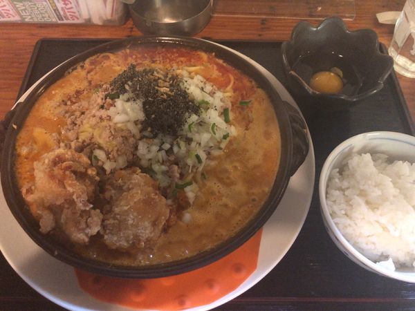 「スタミナ野郎 満トロ(油そば)」@キッチン男の晩ごはん 三鷹の写真