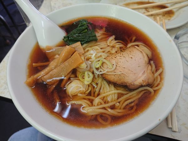 「ラーメン600円+レバニラ炒め+ビール」@ターキーの写真