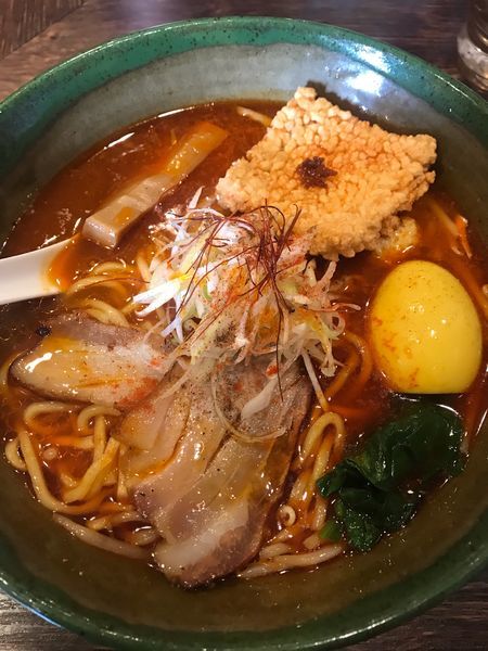 「特選辛味噌そば  1,000円」@焙煎汐蕎麦処 金字塔の写真