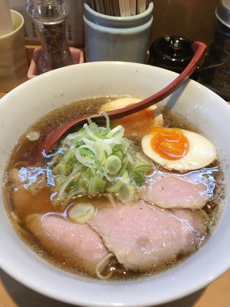 「津軽らーめん（あっさり）+味玉」@麺匠 喜楽々の写真