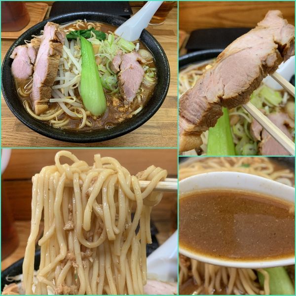 「味噌らー麺（中盛・麺カタメ）¥750」@はじめの写真
