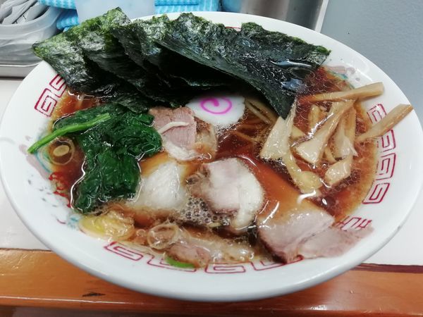 「青島ラーメン硬め+のり」@青島食堂 秋葉原店の写真