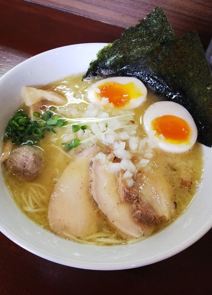 「特製濃厚鶏塩そば」@麺屋 くまがいの写真