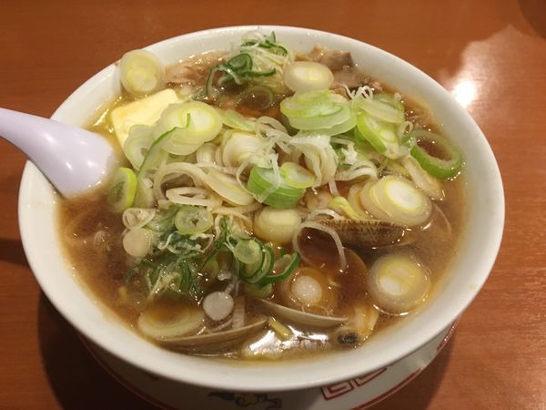 「あさりバター ＋ 焼飯1/2」@末廣ラーメン本舗 高田馬場分店の写真