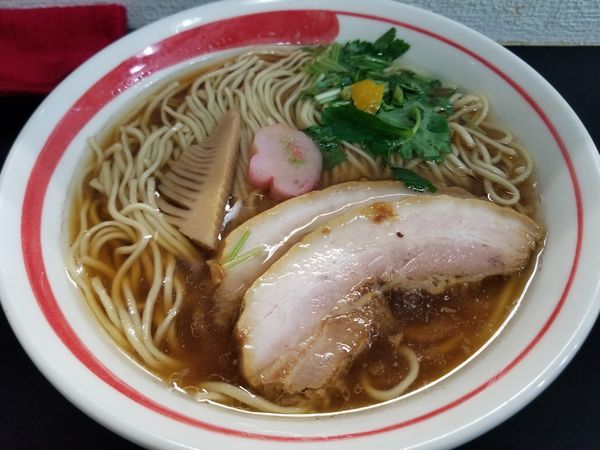 「醤油らーめん(大盛)」@自家製麺SHINの写真
