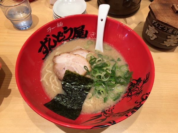 「元味らーめん(790円)+チャーハンハーフ定食(190円)」@ラー麺ずんどう屋 相模原鵜野森店の写真