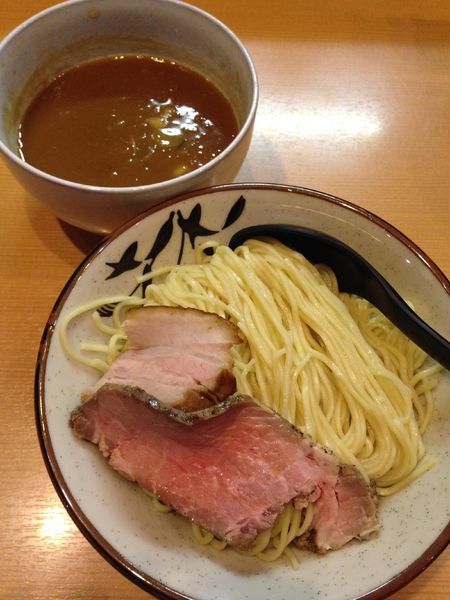 「【限定】中濃鶏豚骨煮干つけ麺 900円」@常勝軒 本庄店の写真