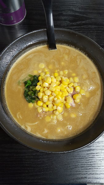 「カレーラーメン、半ライス」@ラーメン かるあの写真