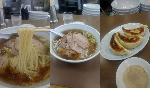 「『ちゃーしゅーめん+餃子3個(￥800+240)』」@大童の写真