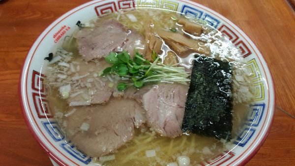 「焼豚そば塩、大盛り」@ちばき屋 葛西店の写真