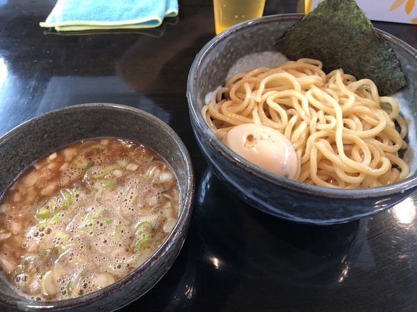 「つけ豚そば+味玉」@まるぶし とんやの写真