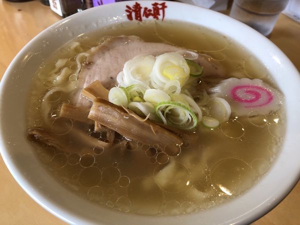 「手打ち塩ラーメン」@手打ちラーメン 清仁軒の写真
