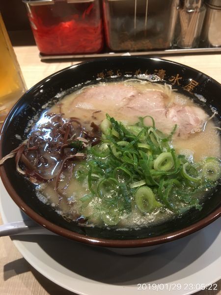 「博多ラーメン」@博多ラーメン 弐代目 清水屋の写真