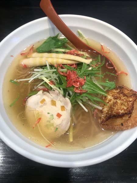 「【季節のらーめん】えびそば」@麺匠 むさし坊 武蔵浦和本店の写真