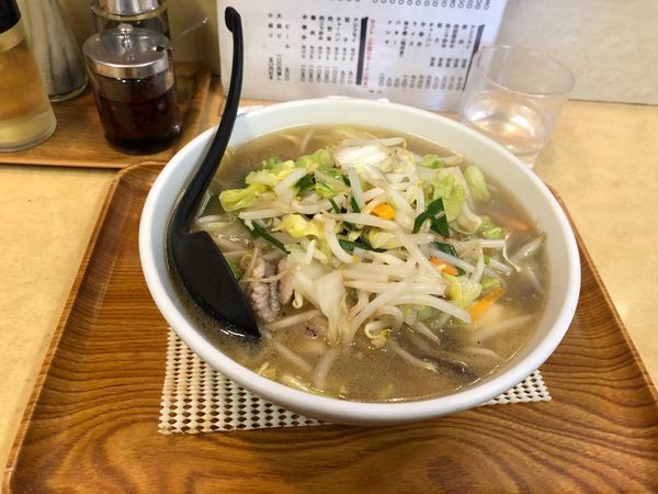 「タンメン(小盛り) 630円」@勝来軒の写真