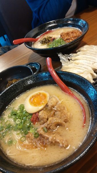 「郡上豚骨、同じく辛口」@郡上豚骨ラーメン カンミナ 八幡店の写真