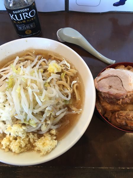 「限定塩らーめん＋豚」@麺屋 歩夢の写真