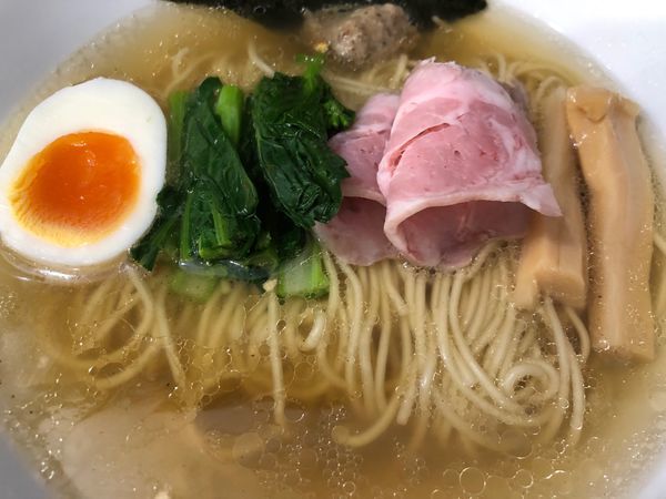 「中華そば塩」@中華そば うお青の写真