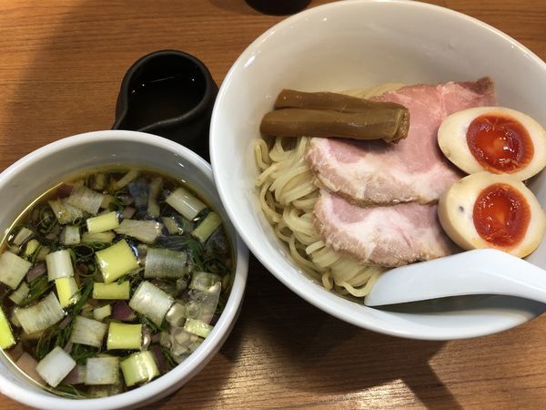 「特製つけ麺」@鶏そば 煮干そば 花山の写真
