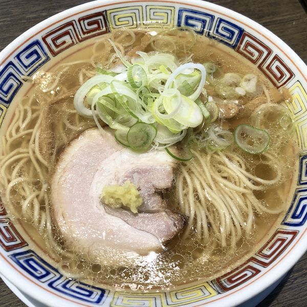 「塩中華そば＋ビール（小瓶）」@丸中華そばの写真