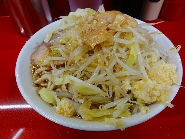 「ラーメン700円　ニンニク脂」@ラーメン二郎 越谷店の写真