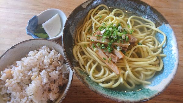 「八重山そばセット」@そば処 来夏世の写真