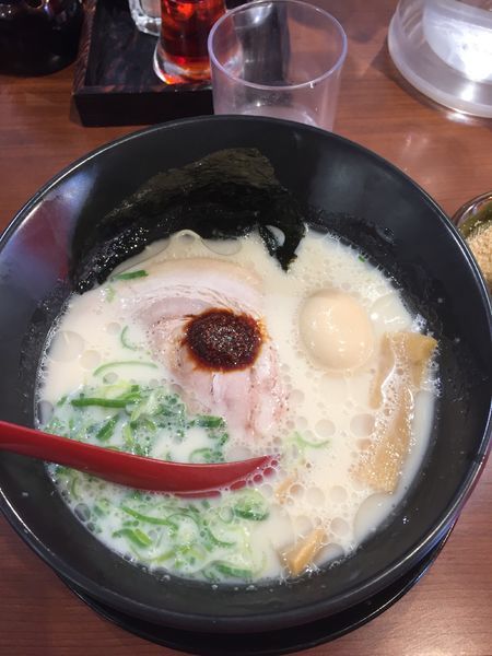 「味玉とんこつらぁ麺 ¥800」@だるまのめ 本厚木店の写真