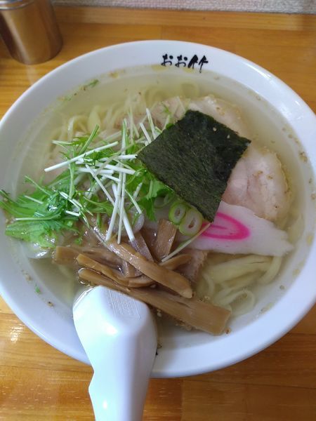 「塩ラーメン 650円」@青竹手打ちラーメン おお竹の写真