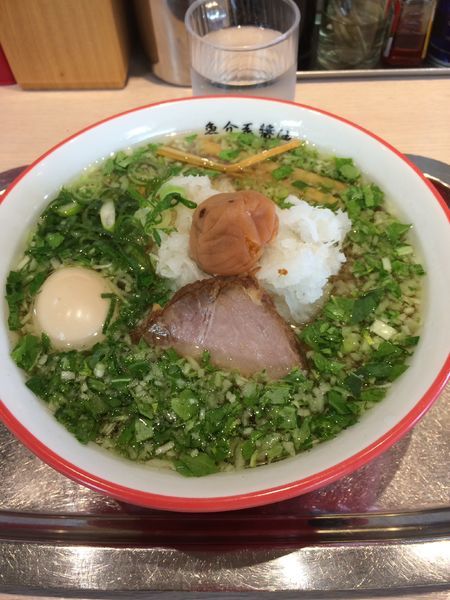 「みぞれ麺950円 中盛り100円」@魚介系醤油拉麺専科 海空土の写真
