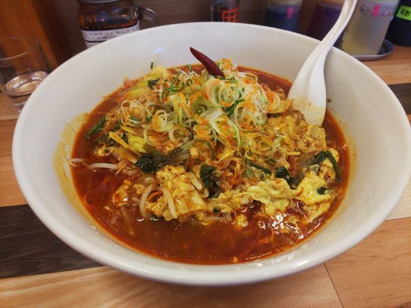 「野菜マーラー麺、野菜増し」@ラーメン餃子 なか屋の写真