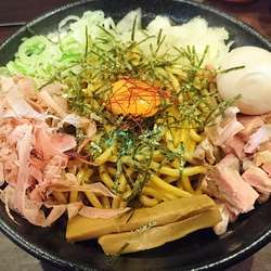 油そば 650円 + カレー 50円