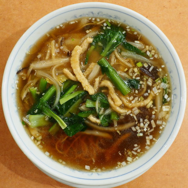 「肉細切りそば　※香港麺（細）を選択」@鳳林の写真
