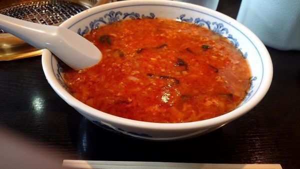 「醤油タンタンメン800円」@焼肉 明月園の写真