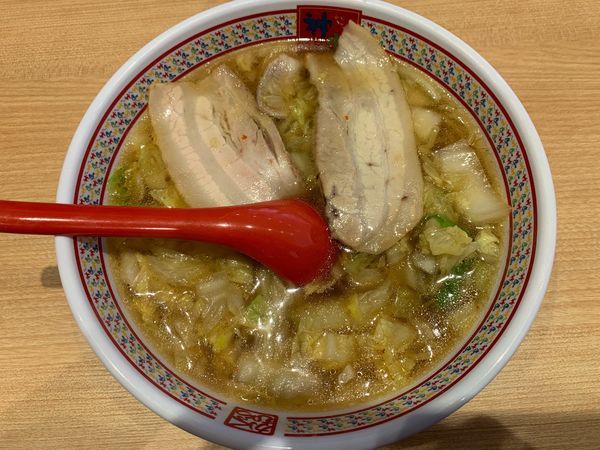 「Bセット（ラーメン、鶏唐揚げ）1030円」@どうとんぼり神座 新宿店の写真