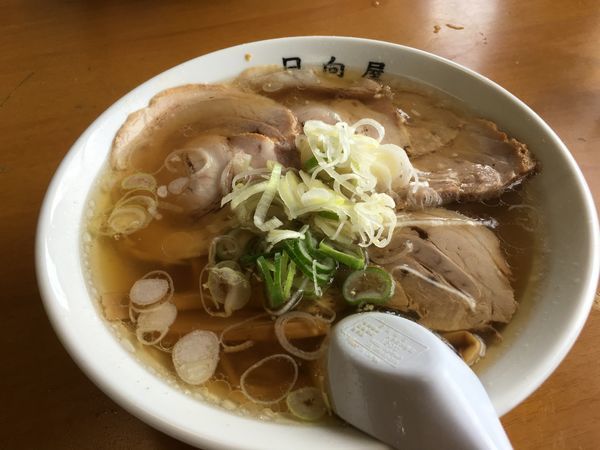 「チャーシュー麺」@青竹手打ちラーメン 日向屋の写真