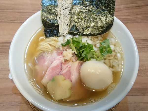 「特製生姜煮干しソバ」@中華ソバ 篤々 TOKU-TOKUの写真