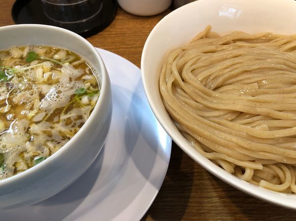 「鶏清湯塩つけ麺」@中華そば 桐麺 総本店の写真